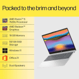 HP Laptop | AMD Ryzen 5 | 16GB | 512GB SSD | Natural Silver | 15-fc0389AU