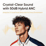realme Buds Wireless 5 ANC Neckband | 50dB ANC | 13.6mm | Dawn Silver