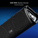 boAt Stone 750 Bluetooth Speaker | 12W | 12 Hours Playback | Raging Black
