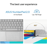 ASUS Vivobook 14 Thin and Light Laptop | Core i3 | 13th Gen 1315U | 8 GB | 512 GB SSD | 14 inch | Cool Silver | X1404VA-NK761WS