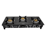 Preethi ZEAL PRO Ceramic Glass Top Gas Stove | 3 Burner