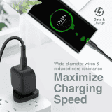 Promate Type-C Fast Charging Cable | USB-C to USB-C | 60W | Black | XCord-CC