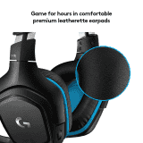 Logitech G431 Headphones | 7.1 Surround Sound | DTS X 2.0 | 50 mm | Black