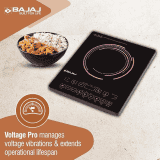 BAJAJ Induction Cooktop | 2000 W | Black | ICX 200FP
