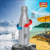 Jaypee Plus Alpha Thermosteel Insulated Flask | 1000 ml | Silver