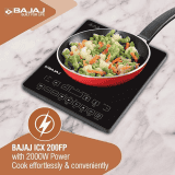 BAJAJ Induction Cooktop | 2000 W | Black | ICX 200FP