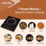 BAJAJ Induction Cooktop | 2000 W | Black | ICX 200FP