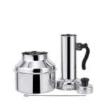 LLM Stainless Steel Puttu Kudam Puttu Maker | Steamer Plate and Steel Stick | 1.5 L | Silver