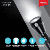 IMPEX Lumin X-21 | Rechargeable LED 3SC Flashlight | 1300 meters