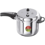 Nolta Delight 5 L | Outer Lid Induction Bottom Pressure Cooker  | Stainless Steel