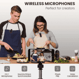 Portronics Vlogmate 2 Earbuds | Dual Microphone | Black