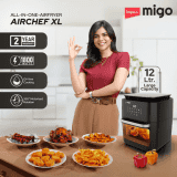 IMPEX MIGO AIRCHEF XL Digital Air Fryer | 12 L | 1800 W | Digital Display & 10 Preset Menu