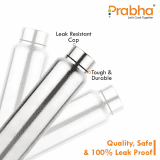 Prabha Stainless Steel Water Bottle | Classic Chromo  | 1000ML