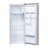 Haier Finish Direct Cool Single Door Refrigerator | 190 L | 5 Star | Nickel Steel | HRD-2105BNS-P