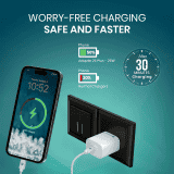 Portronics Adapto 25 Plus | 25W | Type C PD | GaN Technology | White | POR 1242