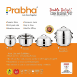 PRABHA Double Delight Cook N Serve Pot Thermal Rice Cooker | 1 KG