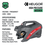 HEUGOR  H5 High Pressure Washer | 165 BAR | 2200W