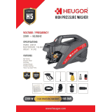 HEUGOR  H5 High Pressure Washer | 165 BAR | 2200W