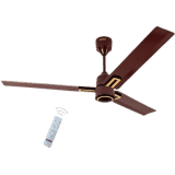 Usha Aeroedge Plus 5 Star Ceiling Fan   | 1200 mm | BLDC Motor with Remote | Brown