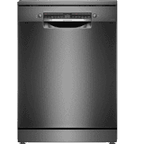 Bosch Series 6 dishwasher | free standing | 60 cm | Black Inox | SMS6HMC00I