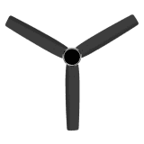 HAVELLS Ceiling Fan | Epic Pro BLDC 3 Blades 1200 mm | Matt Black