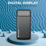 Lapcare MULT Li-Polymer Power Bank with inbuilt Cables | 10000Mah | LPB- 006