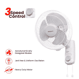 Blueberry's Ozon 12 Wall Fan | 80 Watts