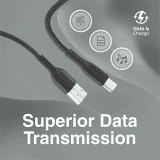Promate USB to Type C Data Cable | 2A 2A Fast Charging | 1m | Black | XCord-AC