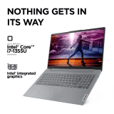 Lenovo IdeaPad Slim 3i | Intel i5 12th Gen 12450H | 16 GB | 512 GB SSD | Arctic Grey | 83ER00MCIN