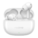 realme Buds T200x | 25dB ANC | 12.4mm | Dynamic Bass Drivers | Moonlight White