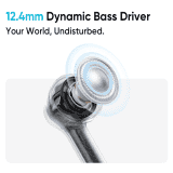 realme Buds T200x | 25dB ANC | 12.4mm | Dynamic Bass Drivers | Moonlight White