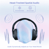 boAt Nirvana Eutopia Bluetooth Headphones | Spatial Audio | Primia Black