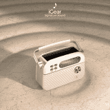 Silver iGear Trinity Solar | Powered MP3 Player & 3-Band Radio