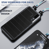 Lapcare Blaze 22.5W Fast Charging | 10000mah Power Bank | Black | LPB-015