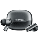 boAt Airdopes Prime 701 ANC | 46dB Hybrid ANC | Obsidian Grey