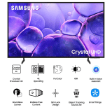 Samsung Crystal 4K Ultra HD Smart LED TV | 108 cm (43 inches) | Black | UA43U8600FULXL