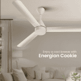 Crompton Energion Cookie BLDC Ceiling Fan | 1200mm | Ivory