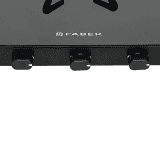 Faber Spark 3BB BK Gas Stove | 3 Burners | Brass Burners | Black
