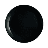 Luminarc Diwali Dessert Plate | Black | 19 CM