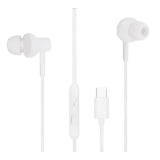 Lapcare C buds type C Wired Earbuds | inbuilt MIC Black | LBD-159 | White