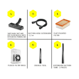 KARCHER Wet & Dry Vacuum Cleaner | Yellow | WD 5 S V-25/5/22
