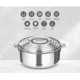 Milton Galaxia 1000 Insulated Stainless Steel Casserol | 1000 ml | Silver