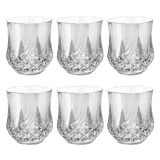 Treo By Milton Crystal Cool Glass | Set of 6 | 290 ml | Transparent