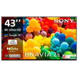 Sony Bravia 4K Ultra HD Smart LED Google TV |  2M2 Series | 43 inches | K-43S22M2