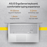 Asus Vivobook Go 15 Laptop | AMD Ryzen 5 Quad Core 7520U | 8 GB | 512 GB SSD | Silver | E1504FA-NJ132WS