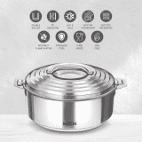 Milton Galaxia Stainless Steel Casserole | 1500 ml | Silver
