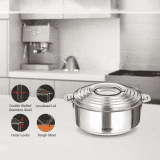 Milton Galaxia Stainless Steel Casserole | 1500 ml | Silver