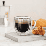 Treo by Milton Orbit Double Wall Mug | 250 ml | Transparent