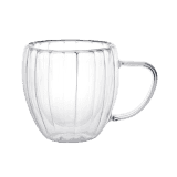 Treo by Milton Orbit Double Wall Mug | 250 ml | Transparent