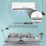 Lloyd 1 Ton 3 Star Inverter Split AC | 6 in 1 Convertible | Wi-Fi Ready | Clean Air Filter | Turbo Cool | White | GLS12I3FOJSR